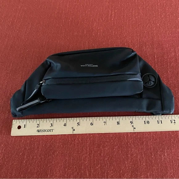 NEW! GASTON LUGA Black Spläsh Hip Fanny Pack Crossbody Bag Fannypack - Picture 11 of 12